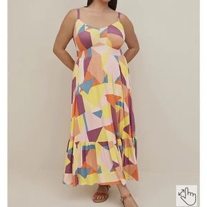 NWT MAXI SUPER SOFT TIERED DRESS